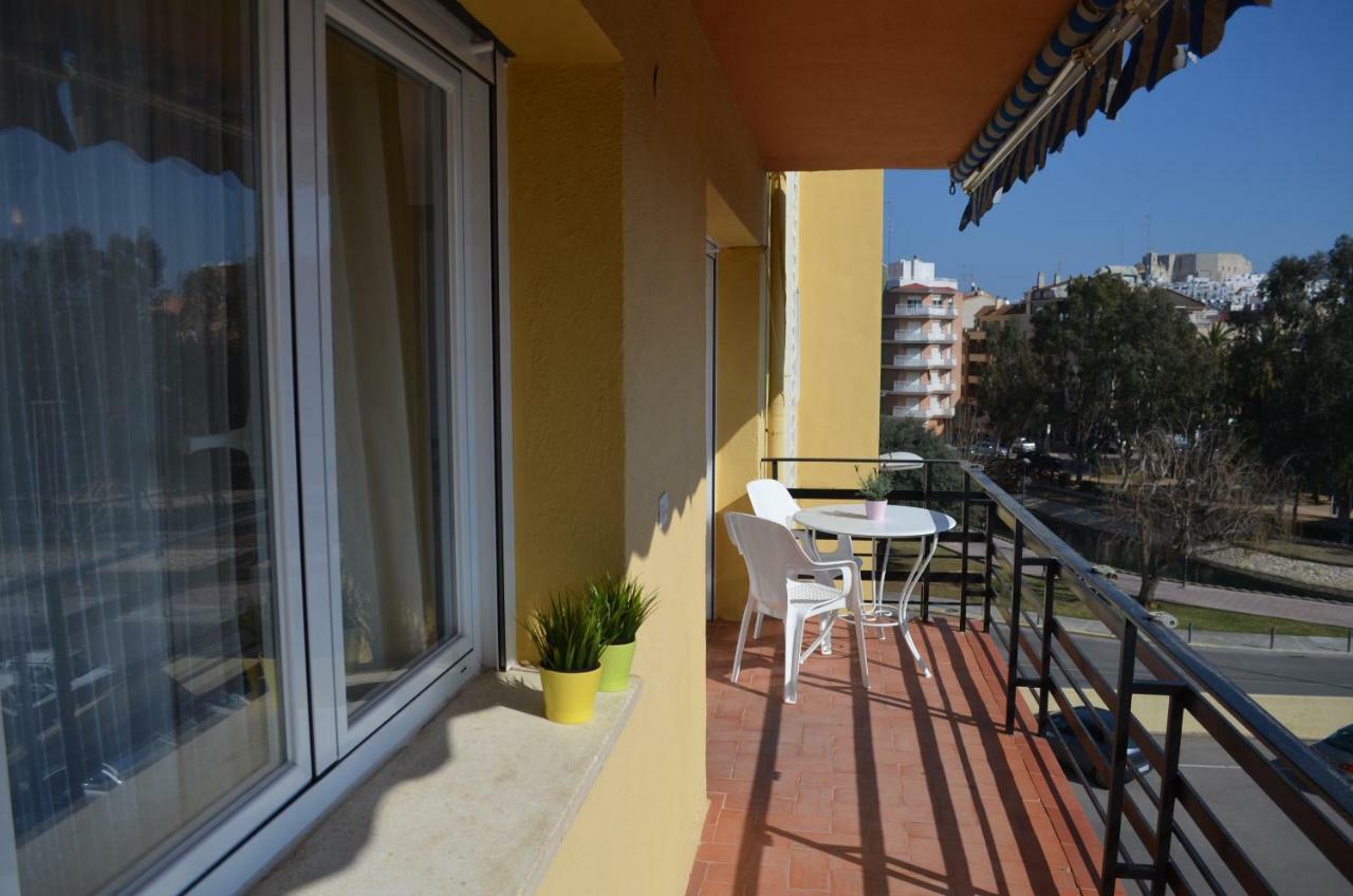 Primera Linea En Playa Sur. Plaza Constitucion Peniscola Ngoại thất bức ảnh